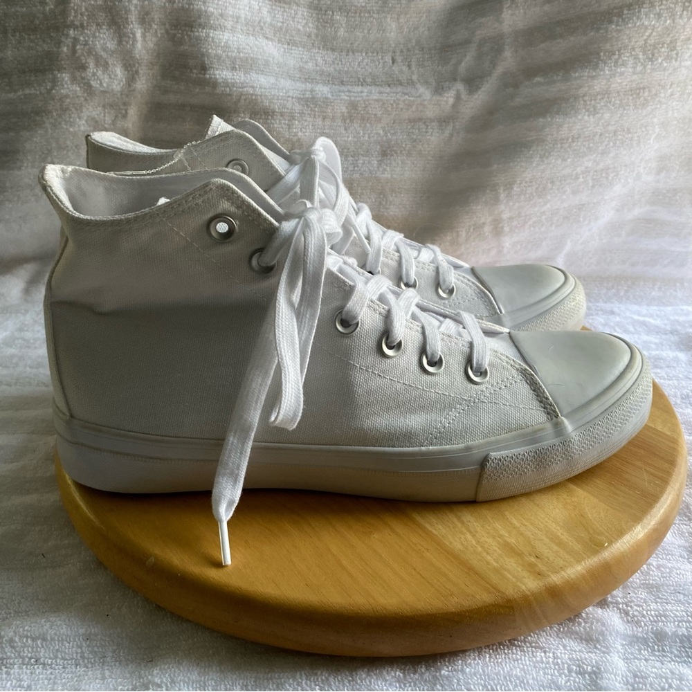 No Boundaries Shoes Women’s Size 11 White Lace Up Sneaker’s‎ Canvas
